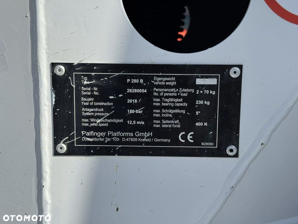 Mercedes-Benz Sprinter Zwyżka Podnośnik Koszowy PALFINGER P280 B UDT - 9