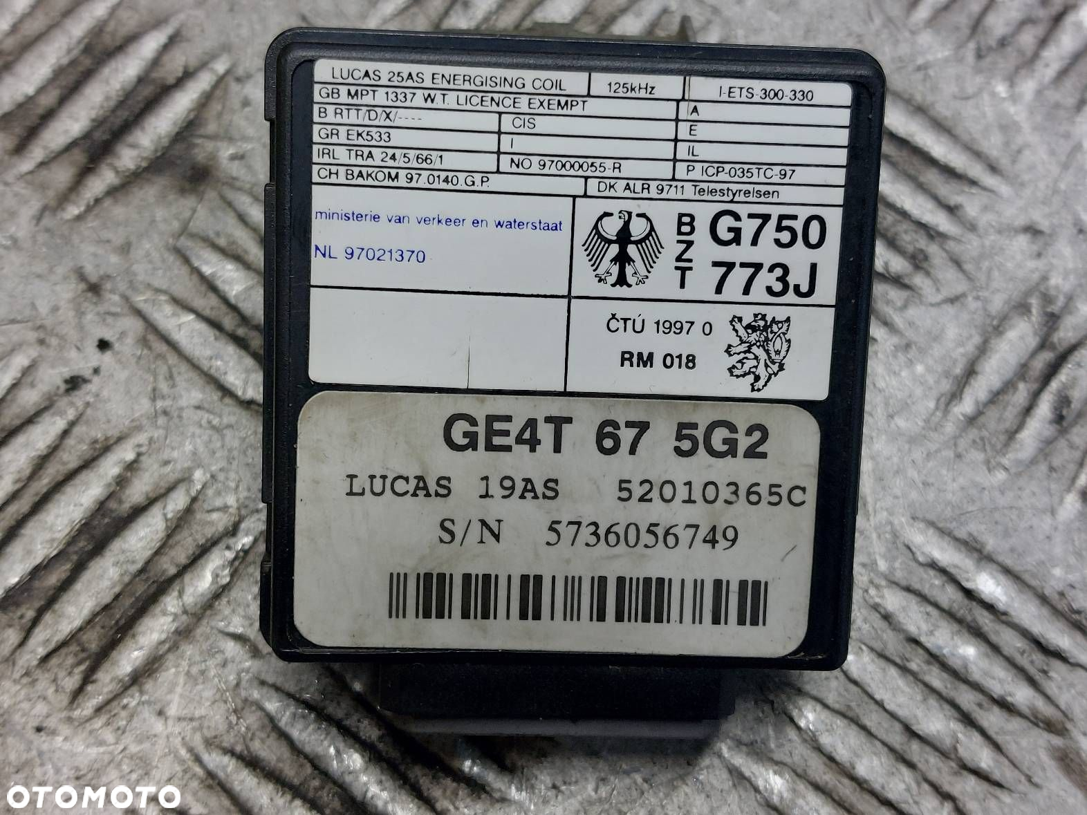 ZESTAW STARTOWY MAZDA 626 V GF 2.0 16V F7FF-12A650-DH FSJ1-18881-H - 3