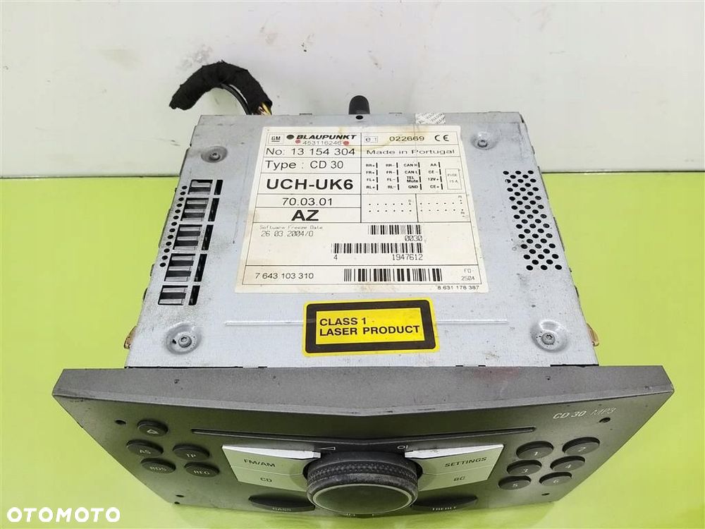 Radio+ wyświetlacz kpl Opel Astra III H 04-13 R 317099190 453116246 - 8