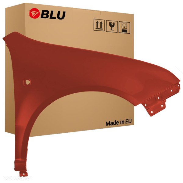 BLU Błotnik SKODA FABIA I 1 6Y 9770 prawy pomarańczowy 99-07 przód ocynk CayenneOrange