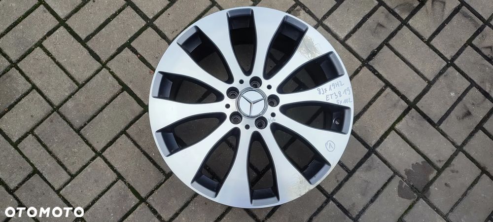 FELGI ALUMINIOWE 5x112 8Jx19 CALI ET38 fi 66,6 2534012200 MERCEDES E CLS CLK GLA V KLASA VITO KOMPLET 4 SZTUKI - 2