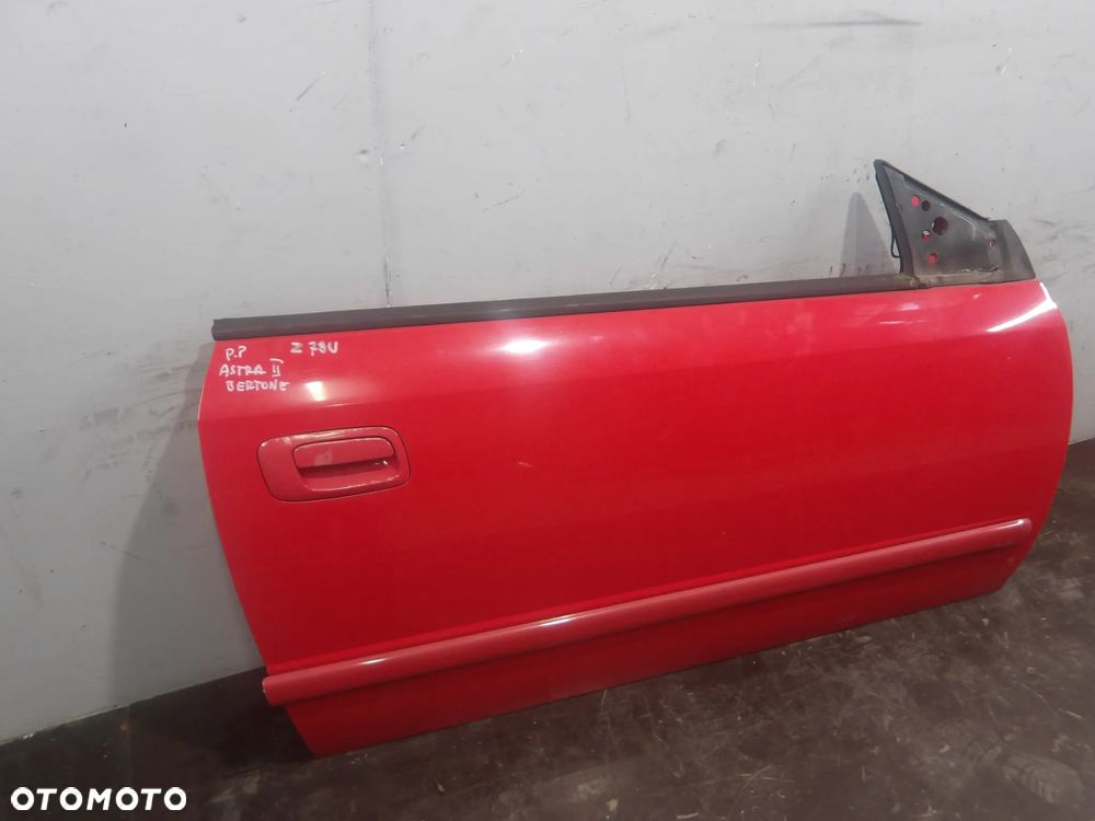 OPEL ASTRA G II BERTONE 3D 98-09 1.8B DRZWI PRAWE PRZEDNIE - 4
