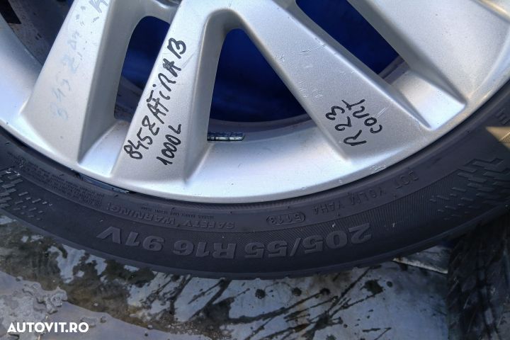 Jante aliaj cu anvelope 16 - set 205/55 R16 6.5JX16H2 ET37 205/55 R16 - 5