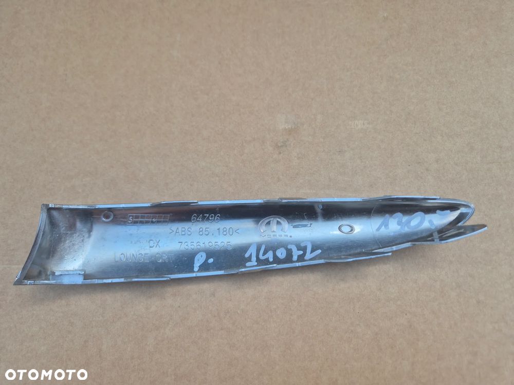 Fiat 500 prawy chrom zderzaka.2015-2024.LIFTING - 4