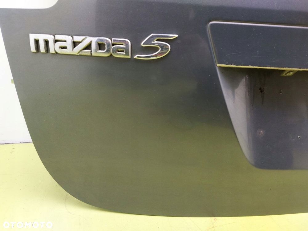 Klapa tył tylna BAGAŻIKA MAZDA 5 I 2005-2010 HATCHBACK 32S Szary - 3