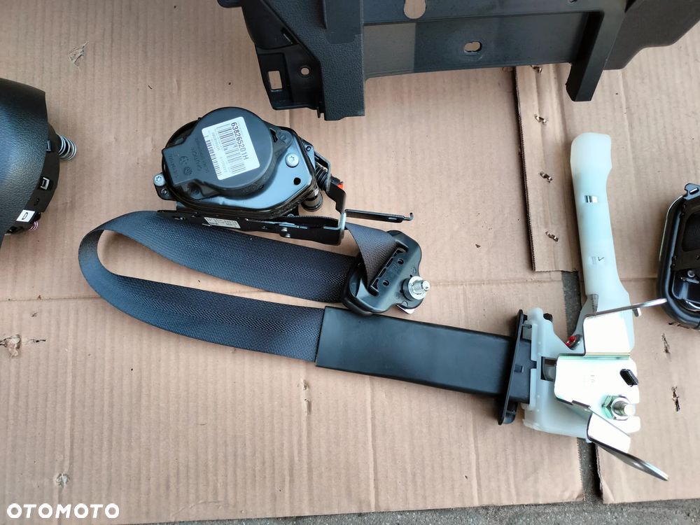 NISSAN LEAF II ZE1 2019 KONSOLA DESKA 2X AIRBAG PASY ORYGINAŁ - 6