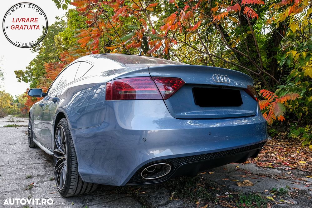 Rear Bumper for Audi A5 S5 8T (2007-2013) 8T Facelift (2013-up) Sportback RS5 Desi- livrare gratuita - 11