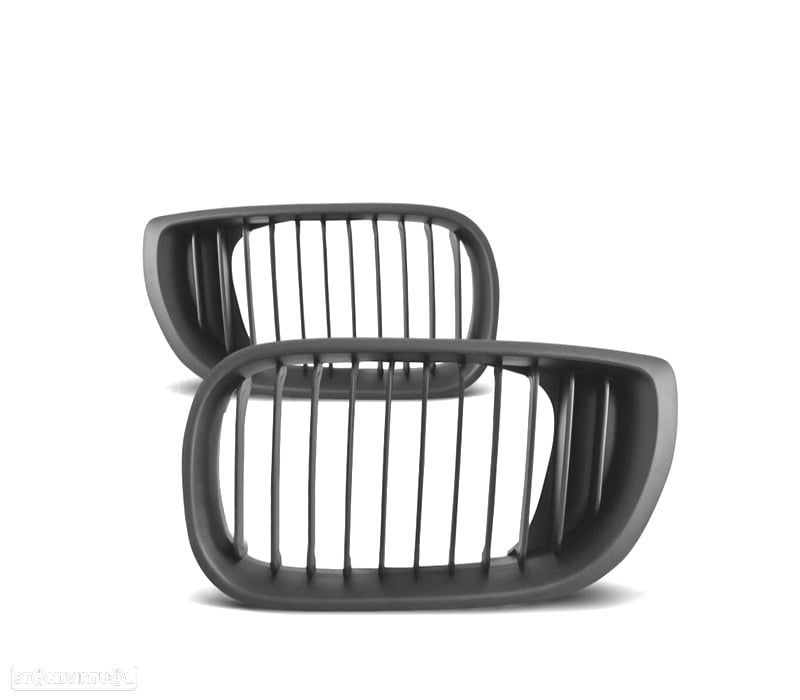 GRELHAS BMW E46 BERLINA TOURING 01-05 PRETO MATE LOOK M PERFORMANCE - 2