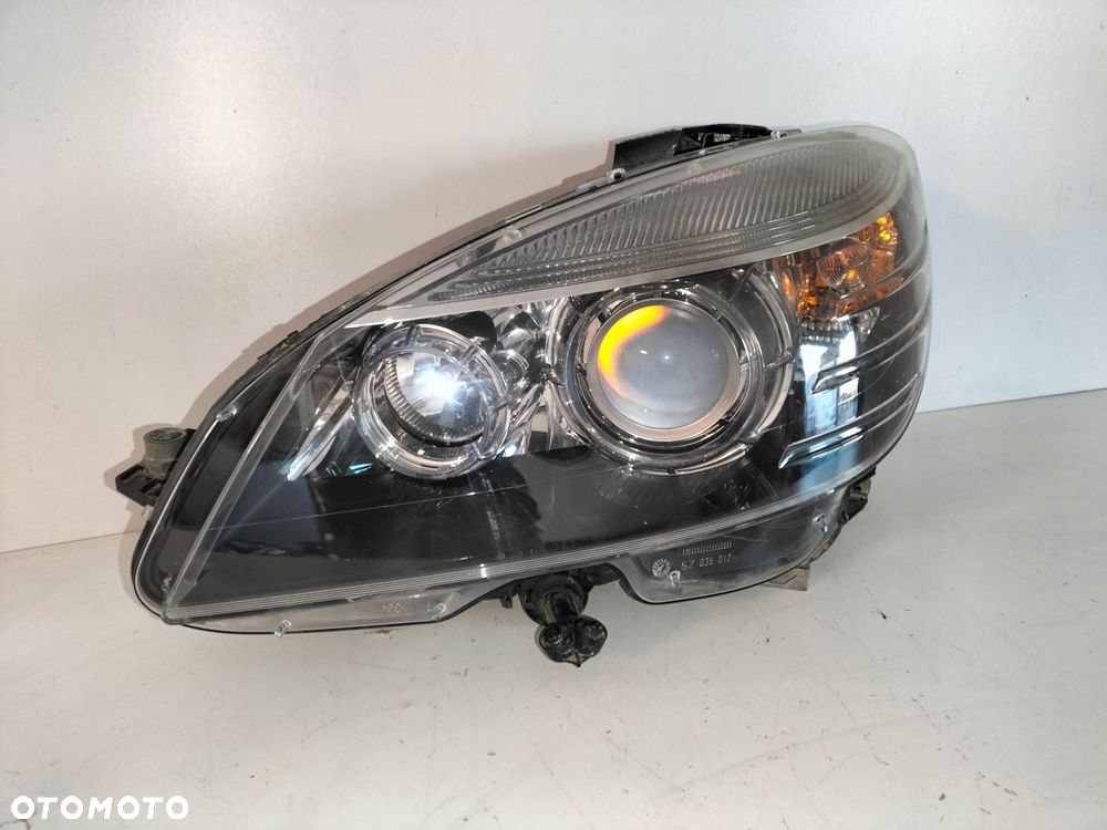 lampa przednia reflektor lewa mercedes clc cl203 07-11 c klasa w204 bixenon - 2