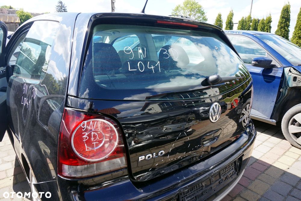KLAPA BAGAŻNIKA TYLNA POLO IV 9N LIFT 3D HB L041  CZARNY VOLKSWAGEN 2004-2009 - 2