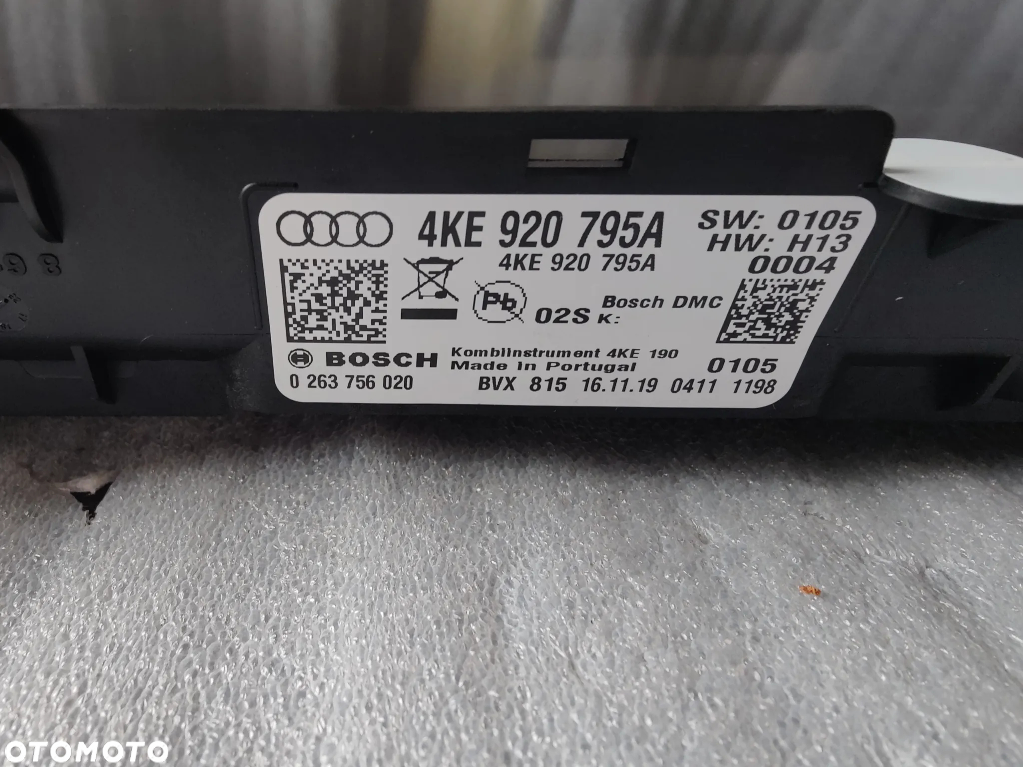 AUDI E-TRON LICZNIK ZEGARY PRĘDKOSCIOMIERZ VIRTUAL 4KE920795A - 6