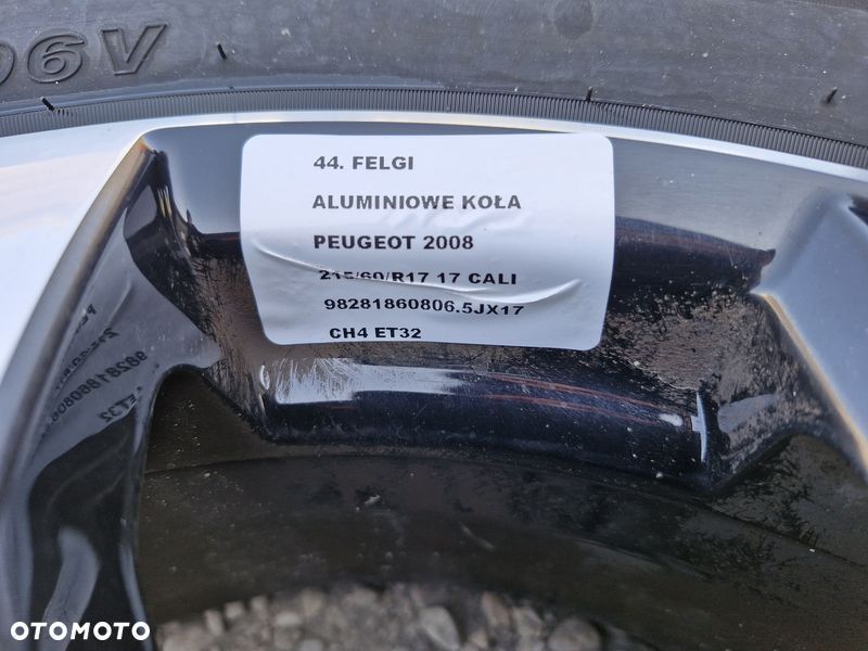 PEUGEOT 208 2008 II FELGI ALUMINIOWE 5.0J 17 CALI 4X108 ET32 98281860806 - 7