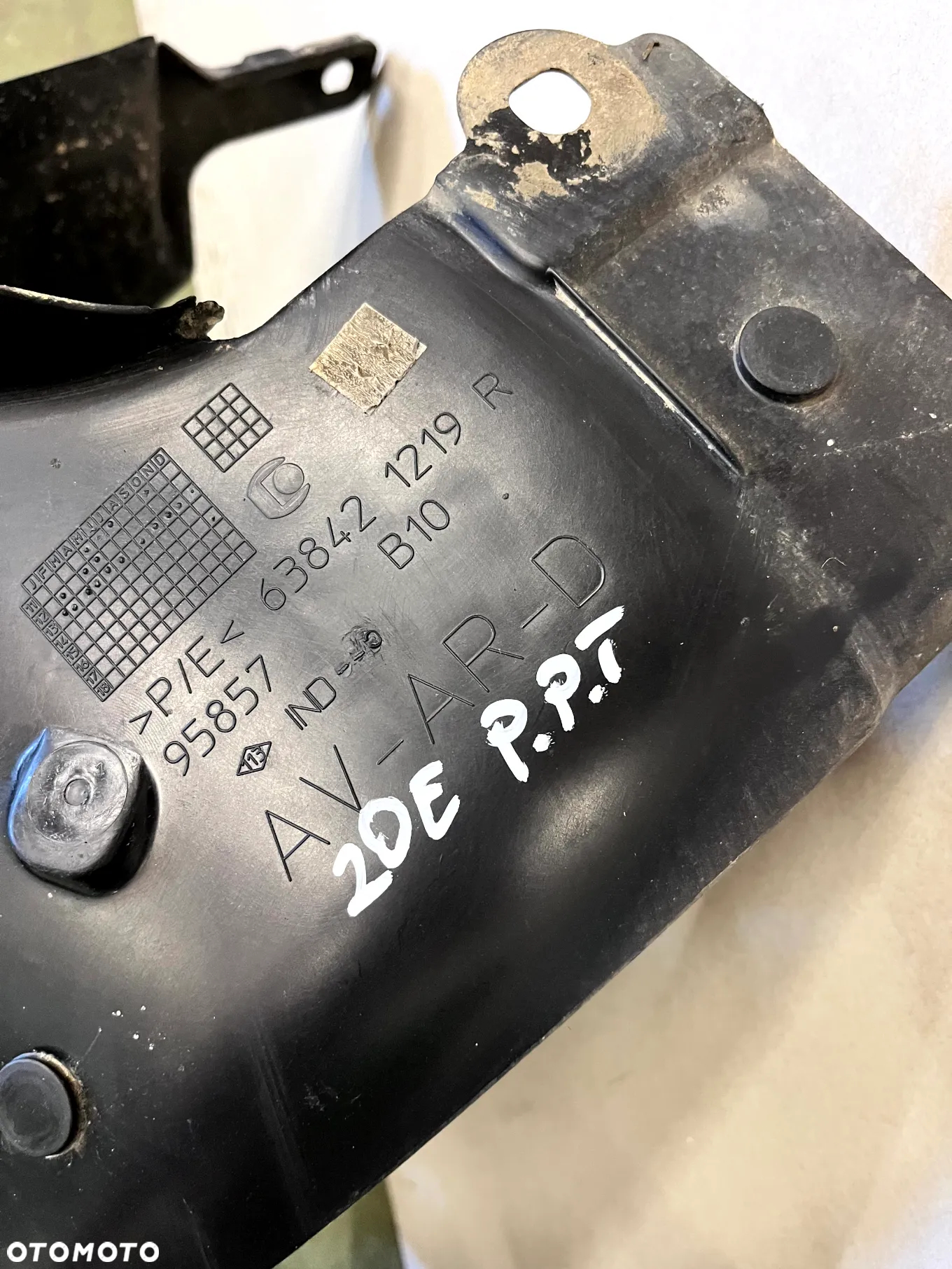 RENAULT ZOE I 12-19 NADKOLE PRAWY PRZÓD PRAWE PRZEDNIE ORYGINAŁ NIEUSZKODZONE 638447809R 638421219R - 3