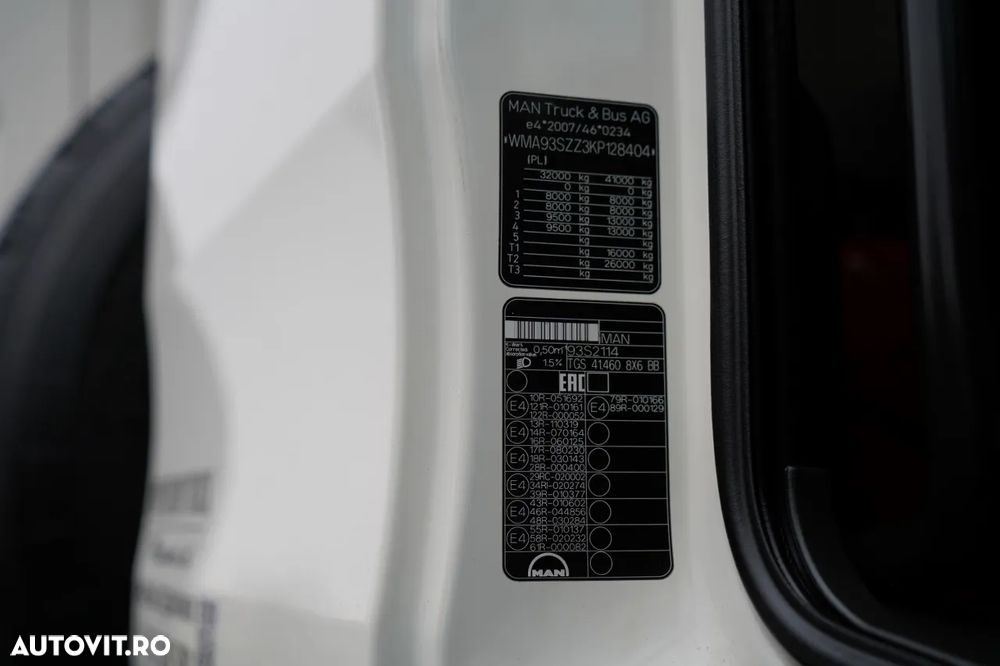 MAN TGS 41.460 / 8X6 / BASCULATOR SPATE / MANUAL / KH-KIPPER / NAVI / ANVELOPE 100% - 35