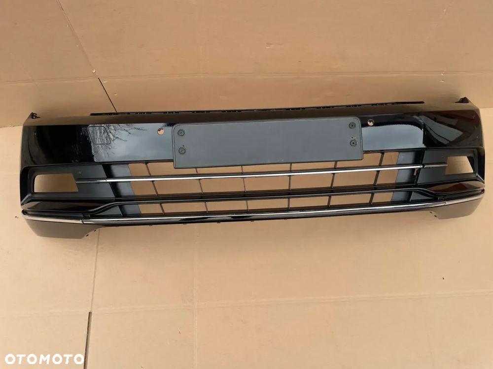 vw passat b8 przód przedni zderzak highline chrom LC9X czarny w kolor BEZ MALOWANIA ori - 6