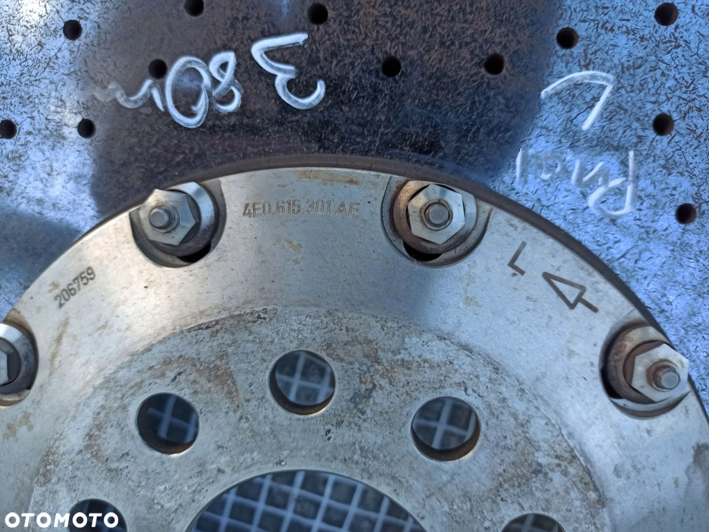 AUDI A3 A4 A6 A8 S8 W12 D3 HAMULCE PRZÓD 380 CERAMIKA TARCZE ZACISKI BREMBO - 4