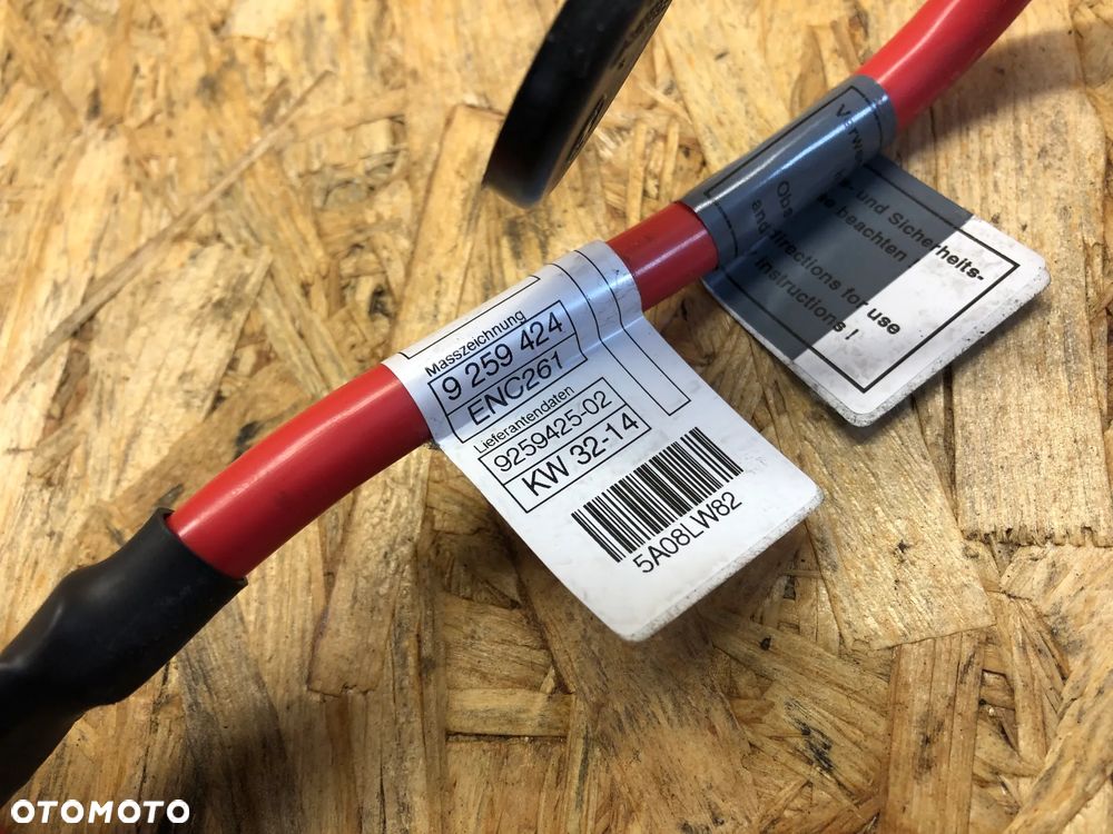 BMW F30 F36 F31 KLEMA PLUSOWA MINUS PIROTECHNICZNA - 8