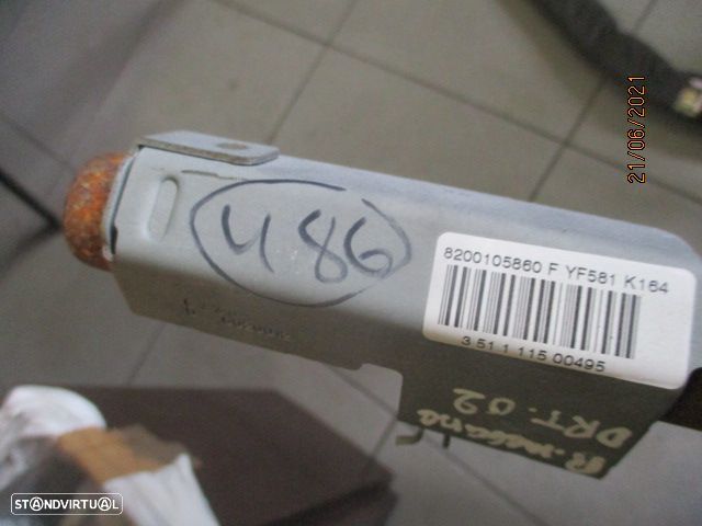 Airbag Cortina 8200105860F RENAULT MEGANE 2002 DRT - 3