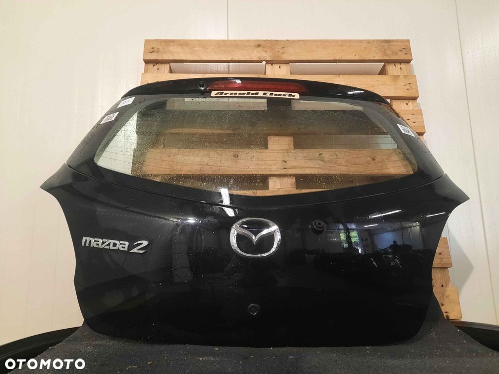 $ KLAPA TYŁ TYLNA BAGAŻNIKA MAZDA 2 II DE CZARNY - 5