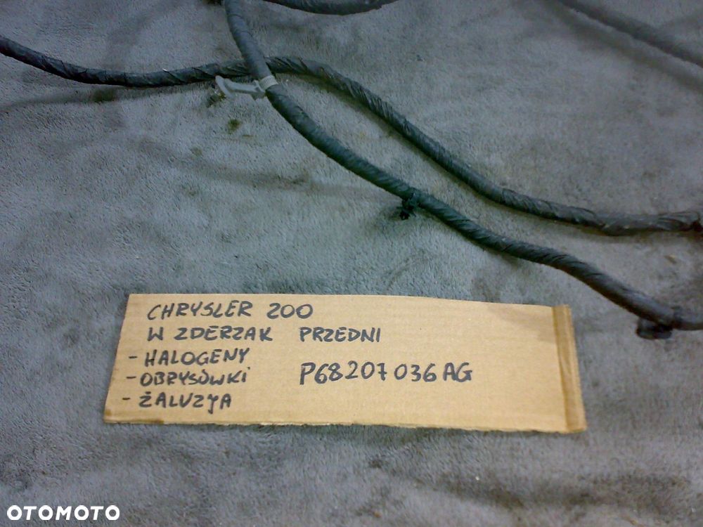 chrysler 200 200c 200s 2015 - wiązka instalacja w zderzak przedni zderzaka - 2