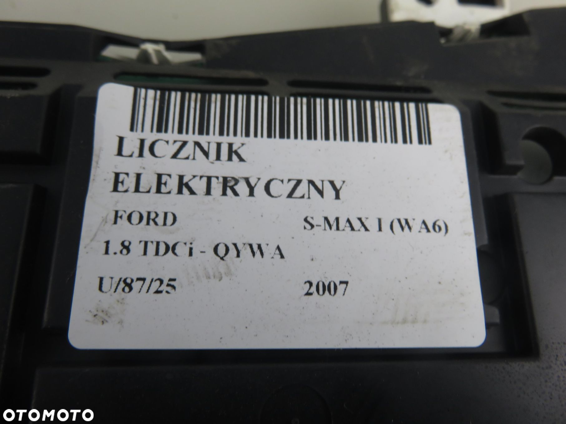 LICZNIK FORD S-MAX I (WA6) 1.8 TDCi 125 - QYWA 7M2T10849CF 8M2T14C026CA - 6