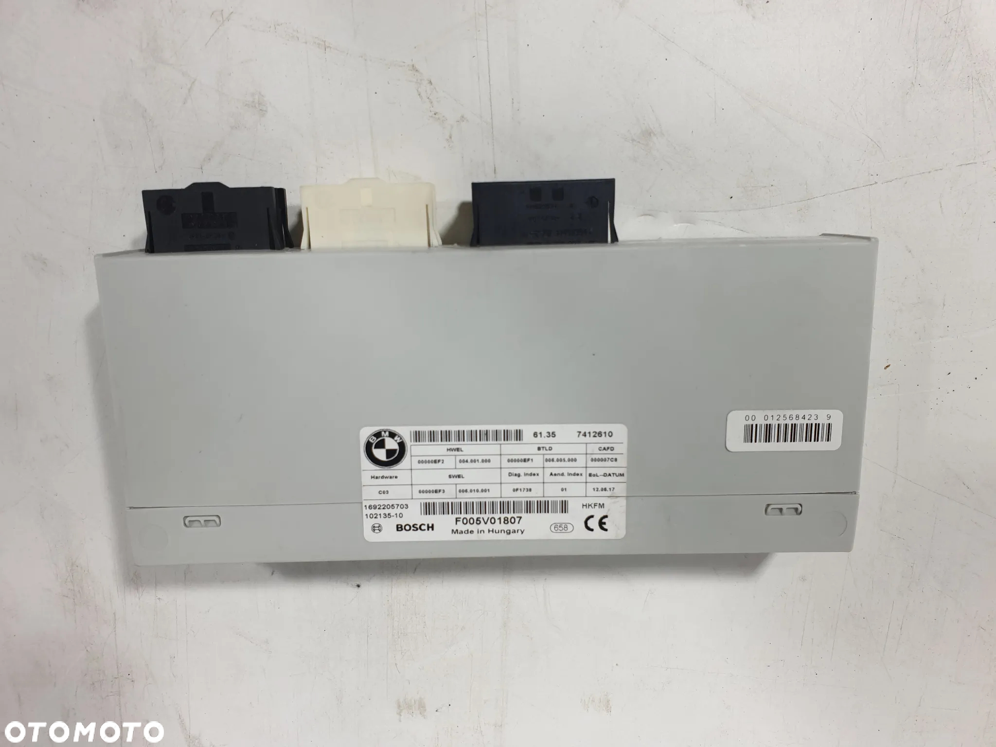 BMW F45 F46 MODUŁ STEROWNIK KLAPY BAGAŻNIKA 7412610 POTESTOWY MINIMALNY PRZEBIEG - 3