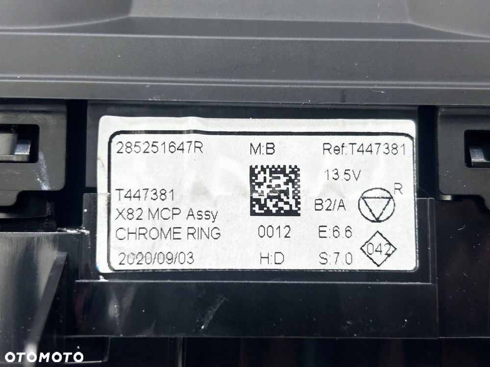 panel klimatyzacji renault trafic iii 285251647r - 6