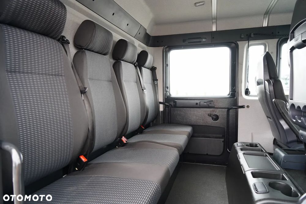 MAN TGM 18.340 / 4X2 / 3 STRONNA WYWROTKA / HYDROBURTA / BRYGADÓWKA 7 MIEJSC / BORDMATIC - 36