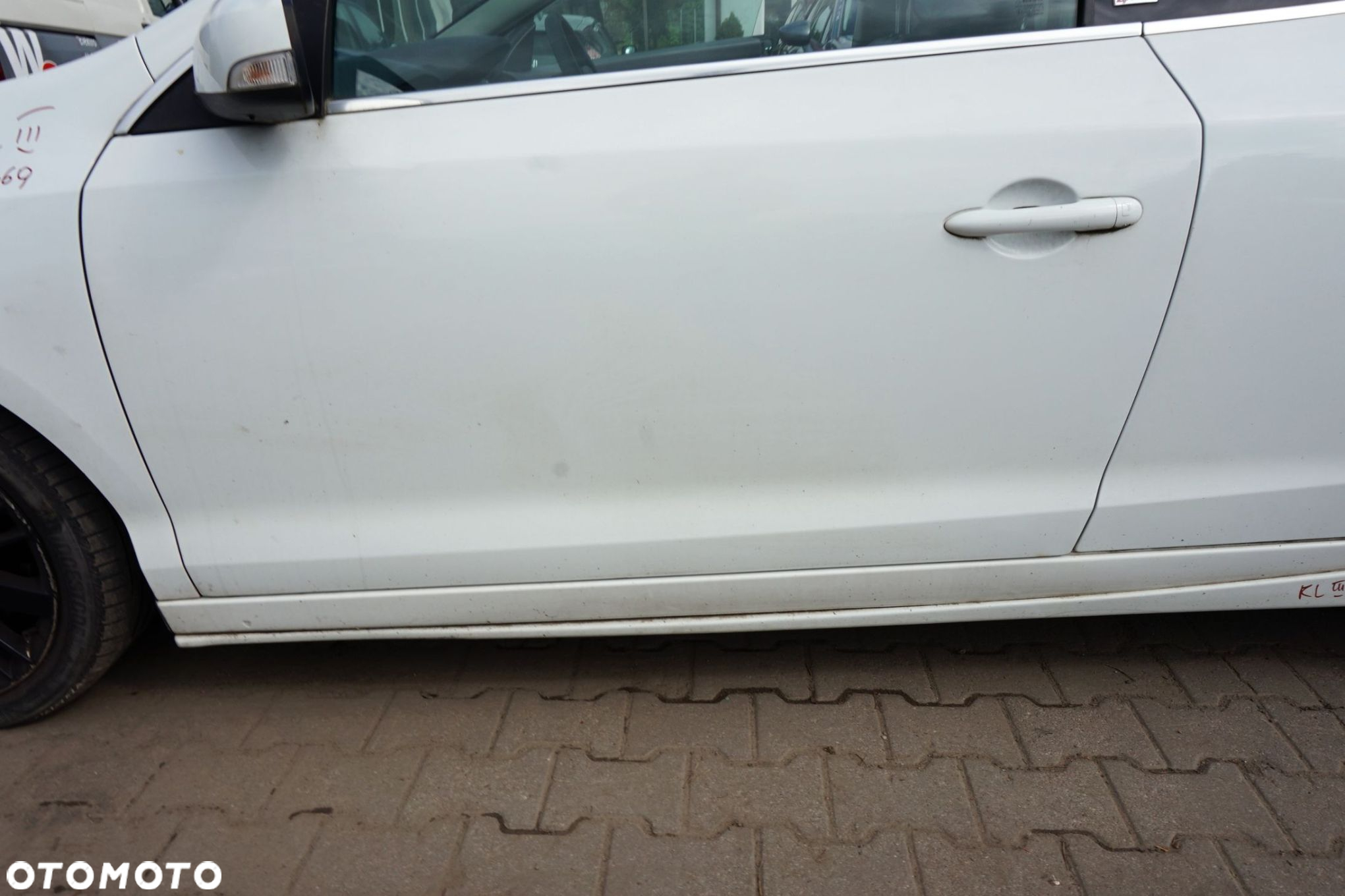 DRZWI PRZEDNIE LEWE LAGUNA III PH1 COUPE OV369  BIAŁY RENAULT 2007-2012 - 3