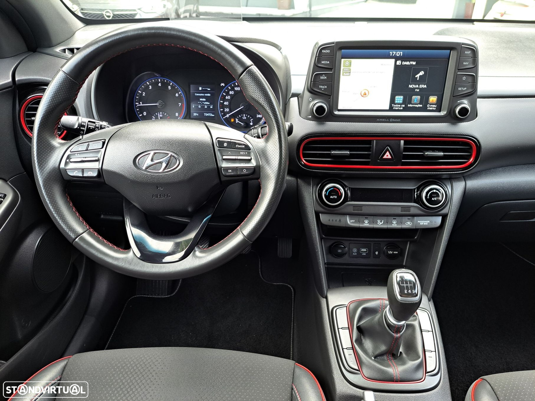 Hyundai Kauai 1.0 T-GDi Premium Pele/Tec Ver.+Nav+Vision - 9