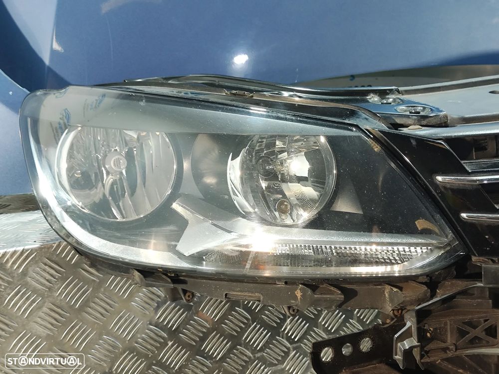 - FRENTE COMPLETA VW VOLKSWAGEN TOURAN 2 II MK2 1T3 CAPOT PARACHOQUES GUARDA-LAMAS OTICAS RADIADOR VENTILADOR FRENTE FIBRA REFORÇO - 6