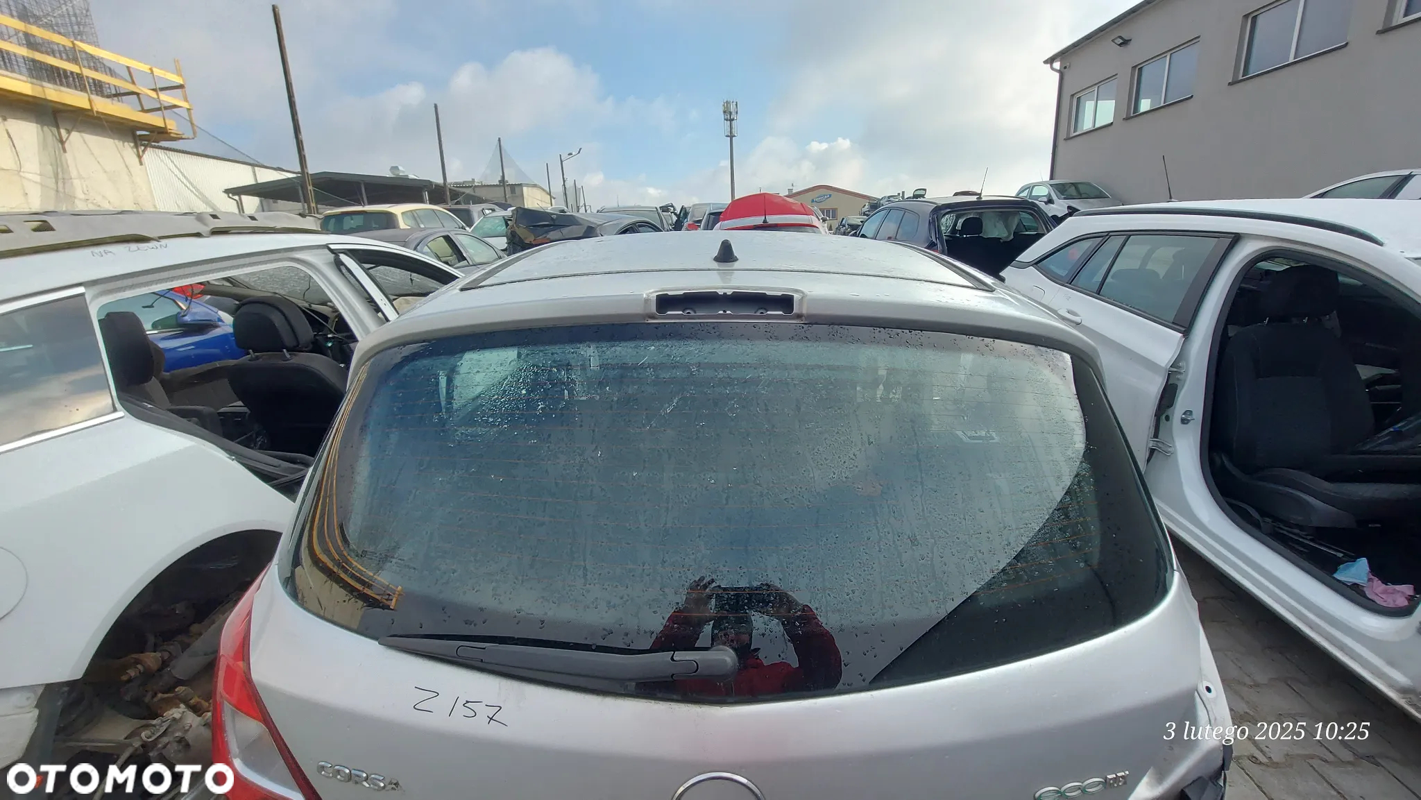 Opel Corsa D 5 drzwi klapa tył Z157 - 2