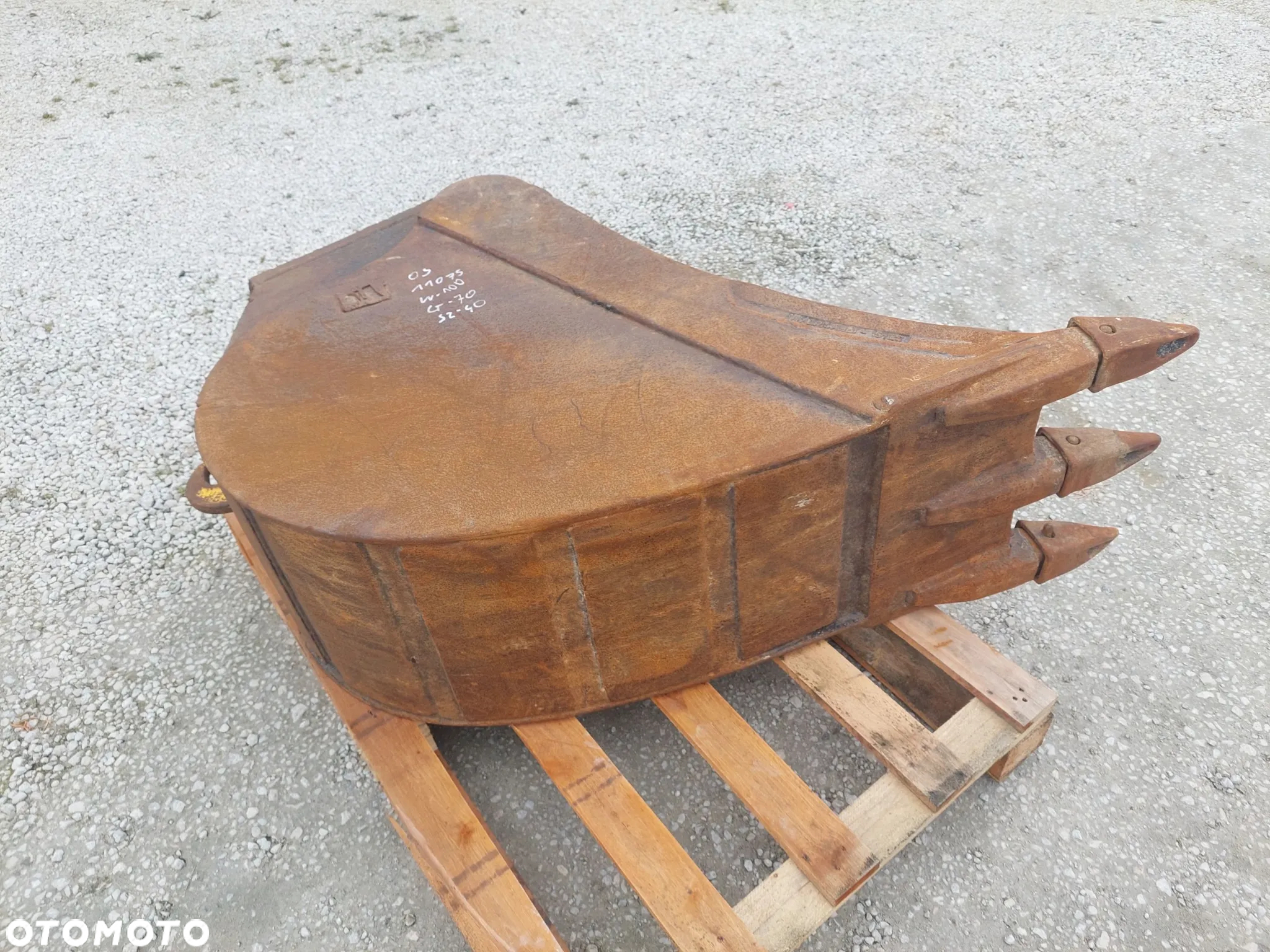 Łyżka 40cm do kopania koparki na szybkozłącze Nado SK 15 20 Komatsu PW PC 130 138 140 148 160 180 210 - 3