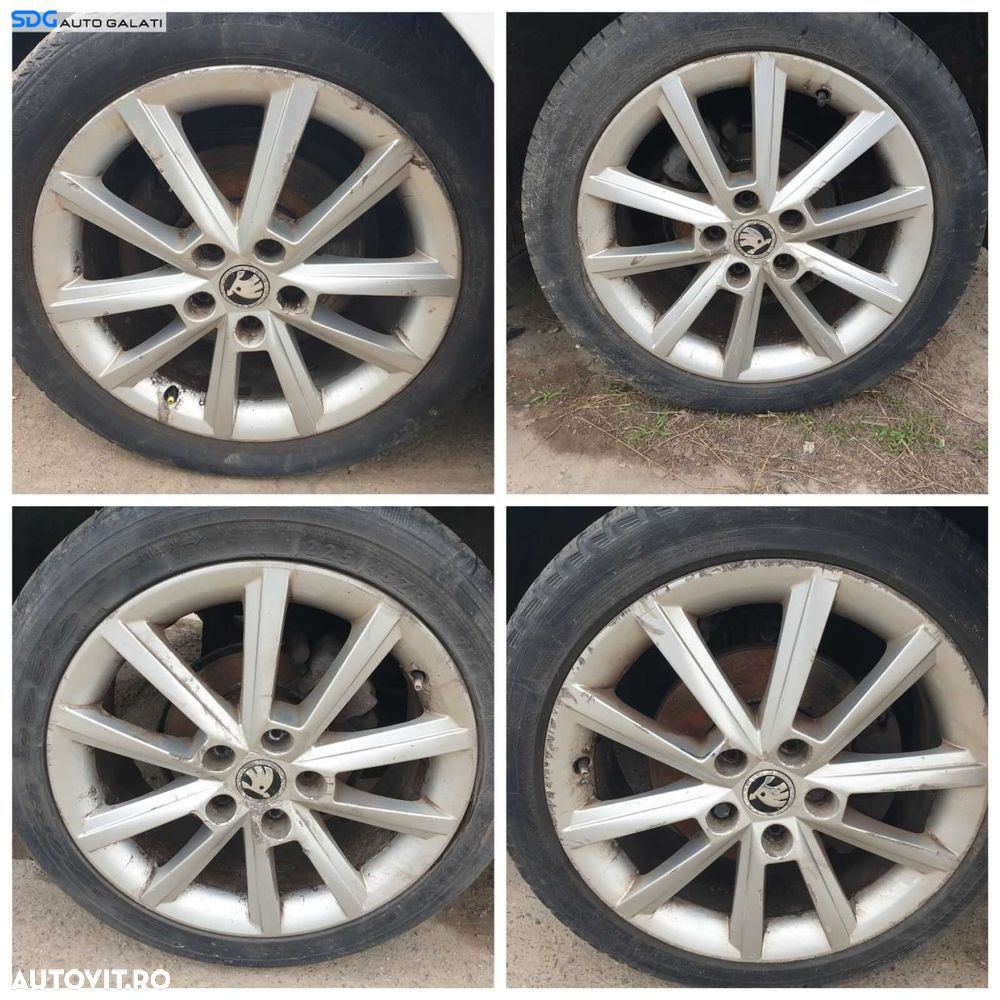 Set 4 Jante Roti Aliaj 5x112 225 45 17 R17 Volkswagen Passat B5 1997 - 2001 [0344] - 1