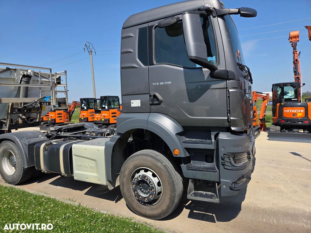MAN TGS 18.510 4x2, 2023, 153.611km, KIT BASCULARE, Cutie automata, Masa propie 7,4 tone, motor 12,4l-510CP euro 6, posibilitate leasing 4 ani-CA NOU-PROMOTIE 64.900 EUR+Tva - 7