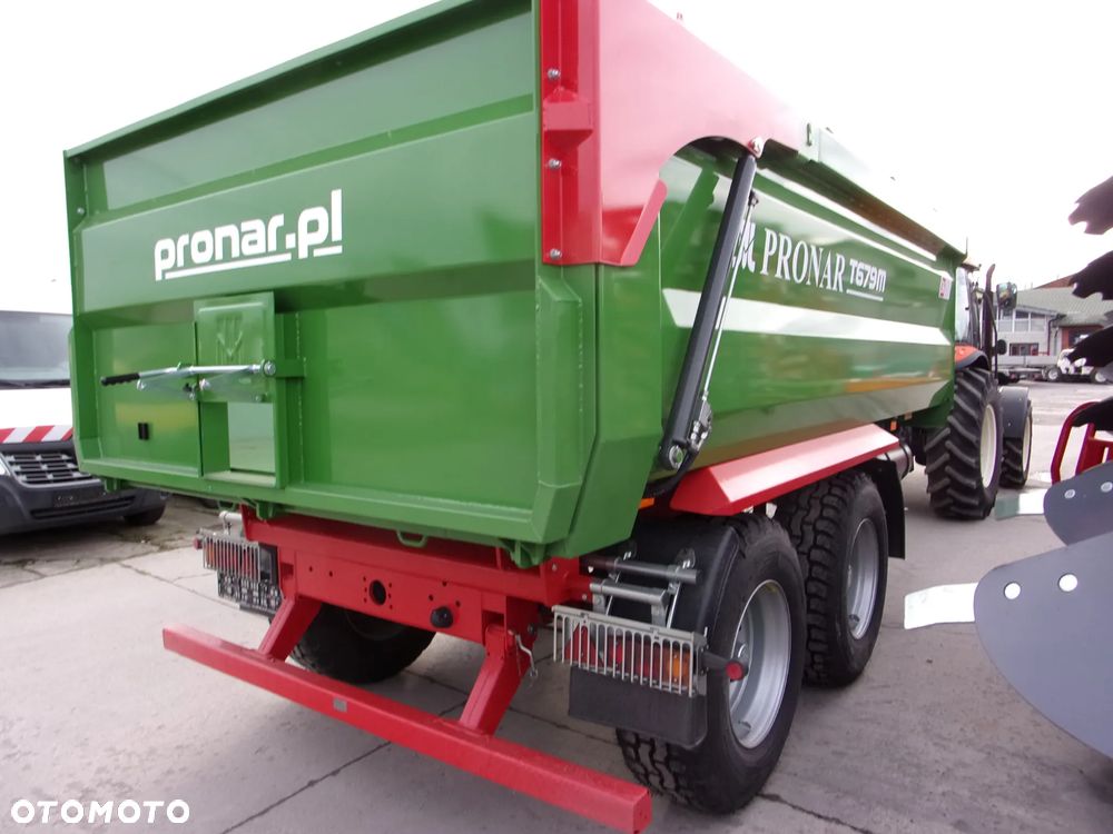 Pronar Przyczepa skorupowa PRONAR T-669 -14.3t; T-700XL -14.7t; T-679M -12t, tandem, nadstawy, plandeka, oś skrętna - 39
