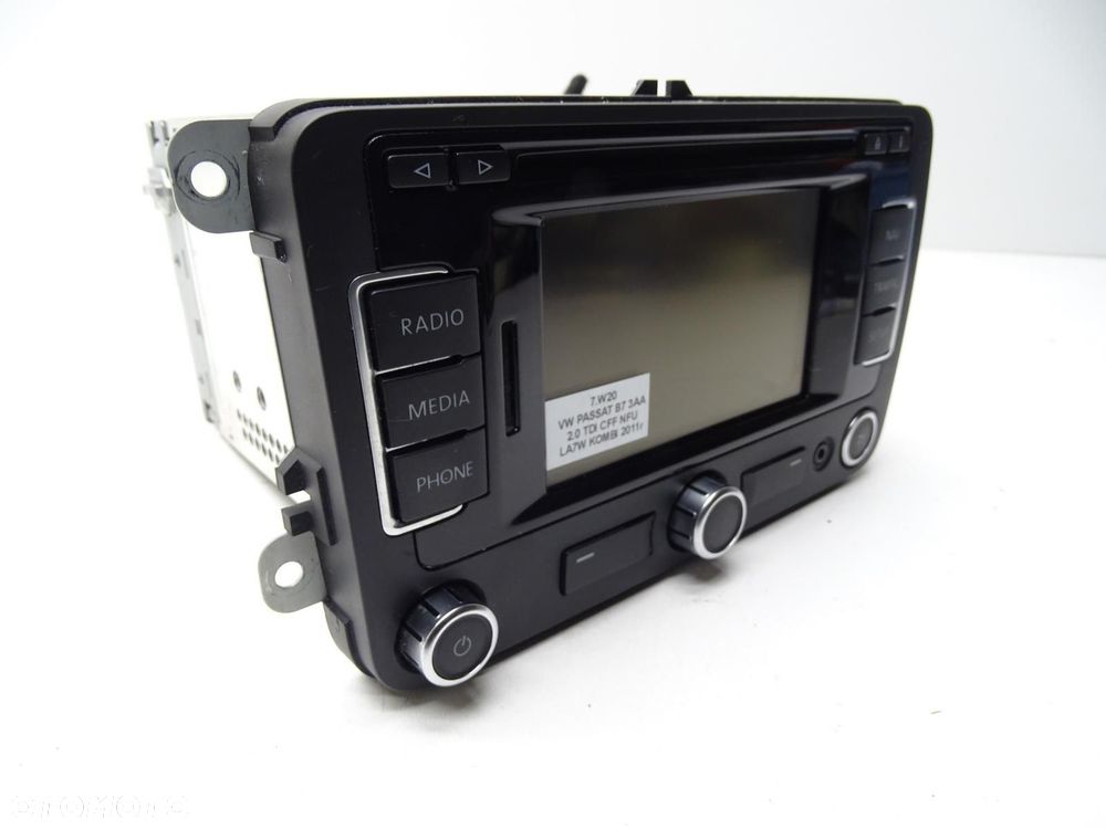 RADIO NAWIGACJA NAVI PANEL WYŚWIETLACZ 3C0035279M VW PASSAT B7 - 3