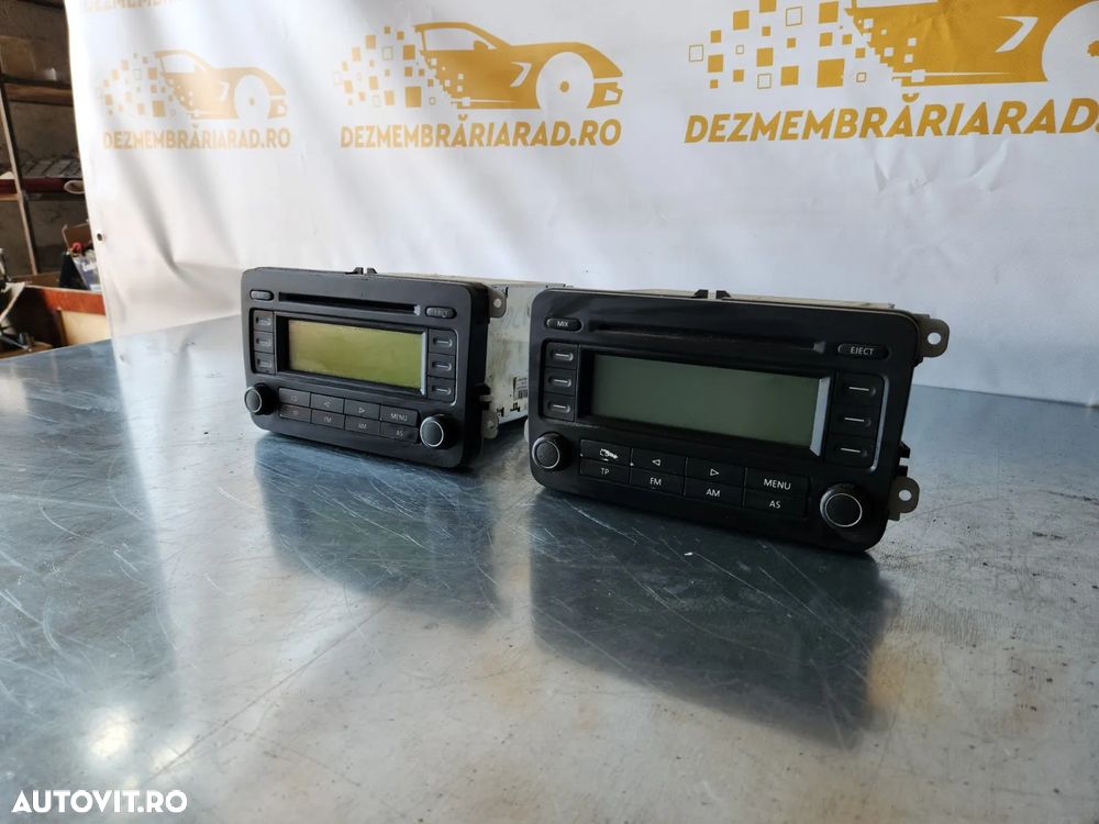 Radio Cd Player Vw Touran Jetta Golf 5 Passat B6 Etc. Cod 1KL - 4