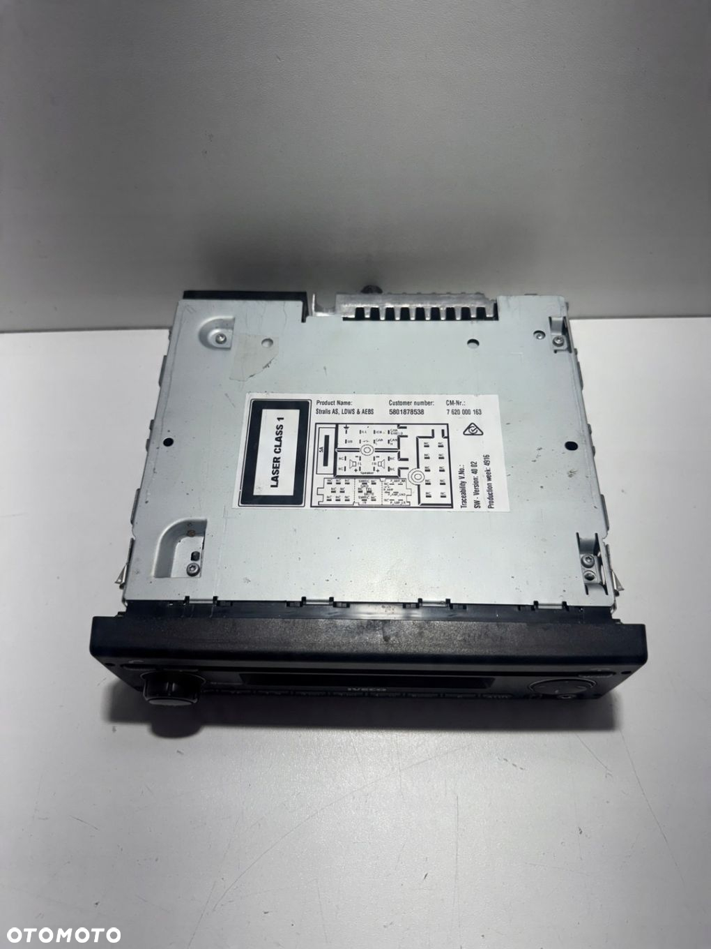 RADIO RADIOODTWARZACZ IVECO STRALIS HI-WAY 5801878538 - 2