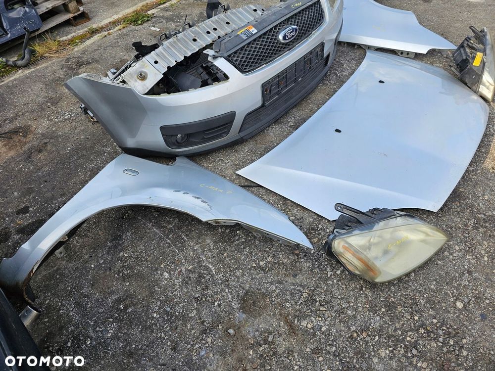PRZÓD MASKA BŁOTNIK LAMPA PAS CHŁODNICA FORD FOCUS C-MAX EU 05 SREBRNY DM2 - 2