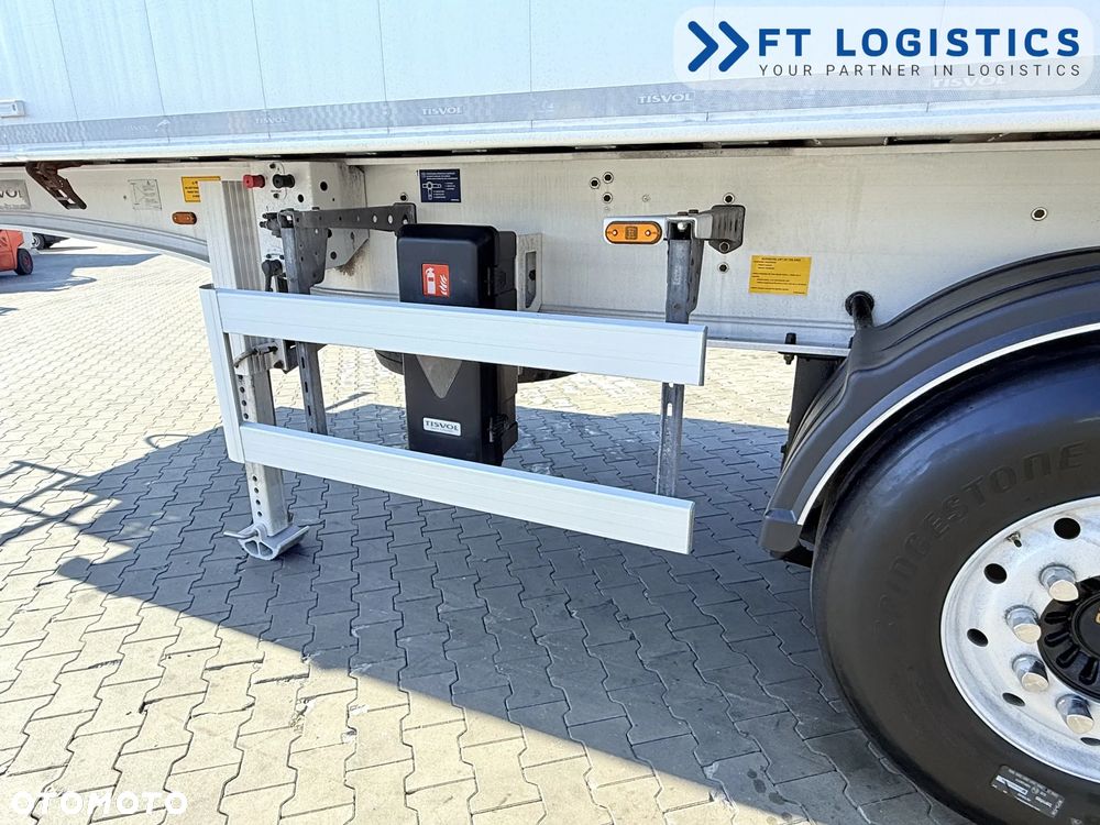 Tisvol TISVOL 2SNA | SAF | KLAPA + SZYBER DO ZSYPU | 43m3 | CAŁA ALUMINIOWA | MASA WŁASNA 5240 KG | PODNOSZONA PIERWSZA OŚ | ALUFELGI - 32