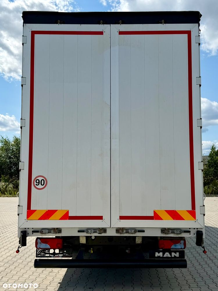 MAN TGL 12.250 / FIRANKA / 18 EUROPALET / AUTOMAT / SYPIALKA / DWA ŁÓŻKA / 2021 ROK / SPROWADZONY - 5