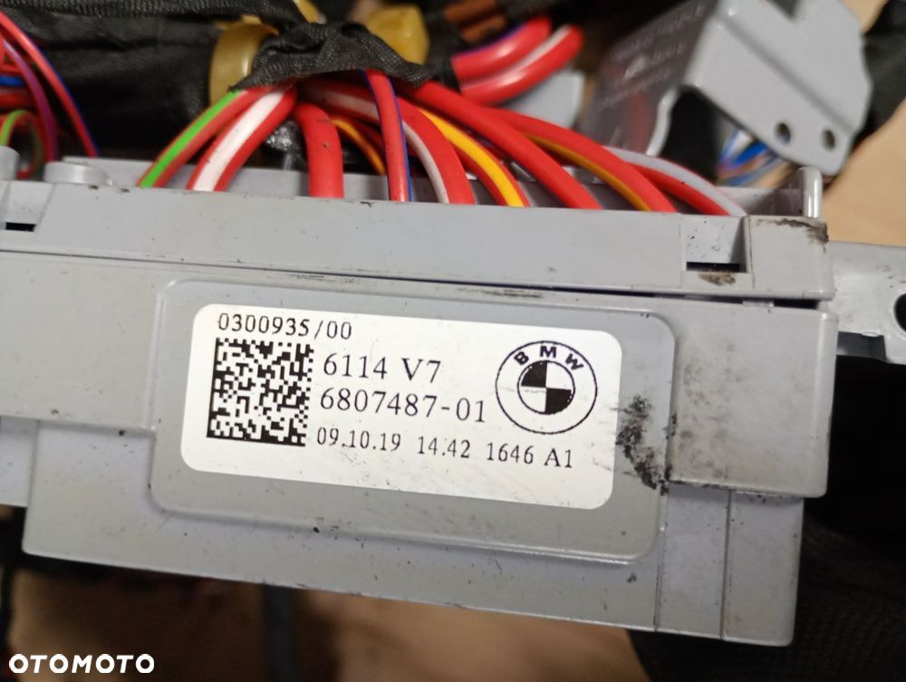 wiązka kabiny konsoli komory silnika instalacja bmw 3 g20 2.0 d europa - 9