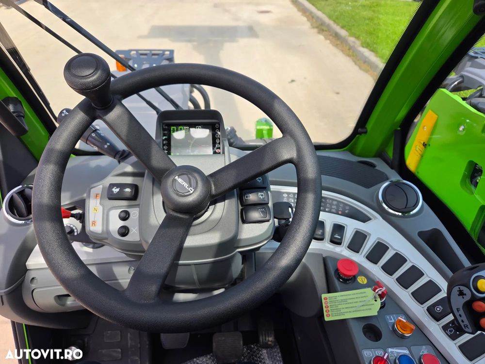 Merlo TF33.6, 2026, NOU, ridica 3,3t la 6m, CUPA, furci, cupla rapida, AER CONDITIONAT, transmisie 4x4x4, produs in ITALIA, garantie 1 an, posibil leasing 5 ani, Aer condit, Latime 2,1m, inaltime 2,1m, consum 4l/h,. viteza 40km/h-PROMOTIE 69.900 EUR+Tva - 24