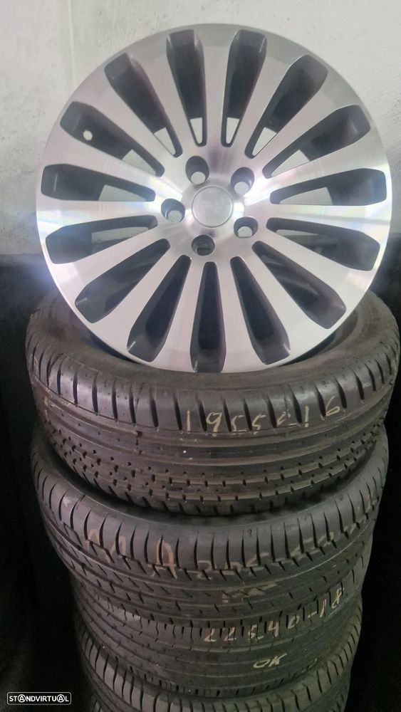 JANTES 17 ORIGINAIS FORD FOCUS USADAS EM BOM ESTADO COM PNEUS USADOS - 1