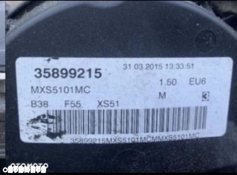 B38A15 silnik 1.5 benzyna mini cooper f55 f56 bmw - 10