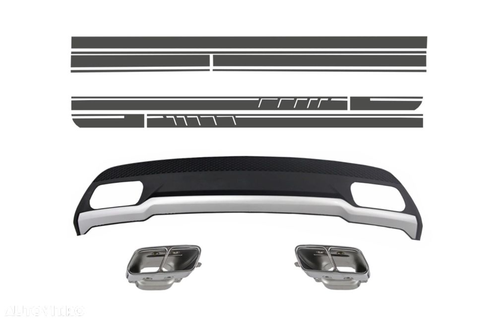 Difuzor Bara Spate cu Ornamente toba si Stickere Gri compatibil cu Mer - 1