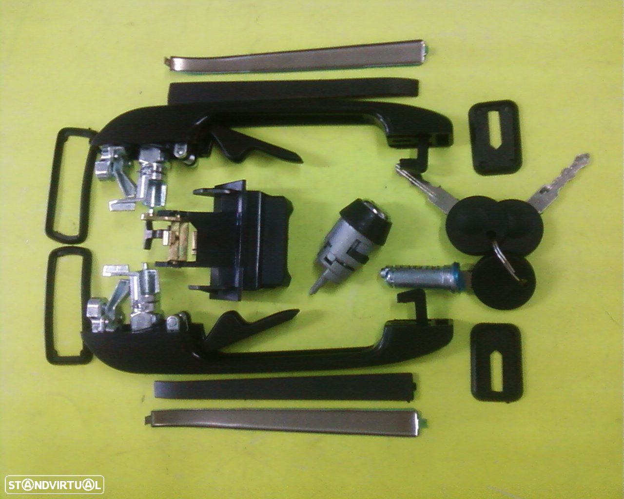 Kit fechaduras /Puxadores ignição Vw Golf MK2 II 1983 até 1991 (Novo) - 1