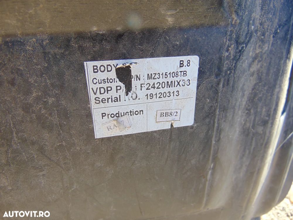 Cuva Bena Mitsubishi L200 dupa 2015 cod mz315108tb kit cuva bena spate l200 protectie bena fiat fullback - 9