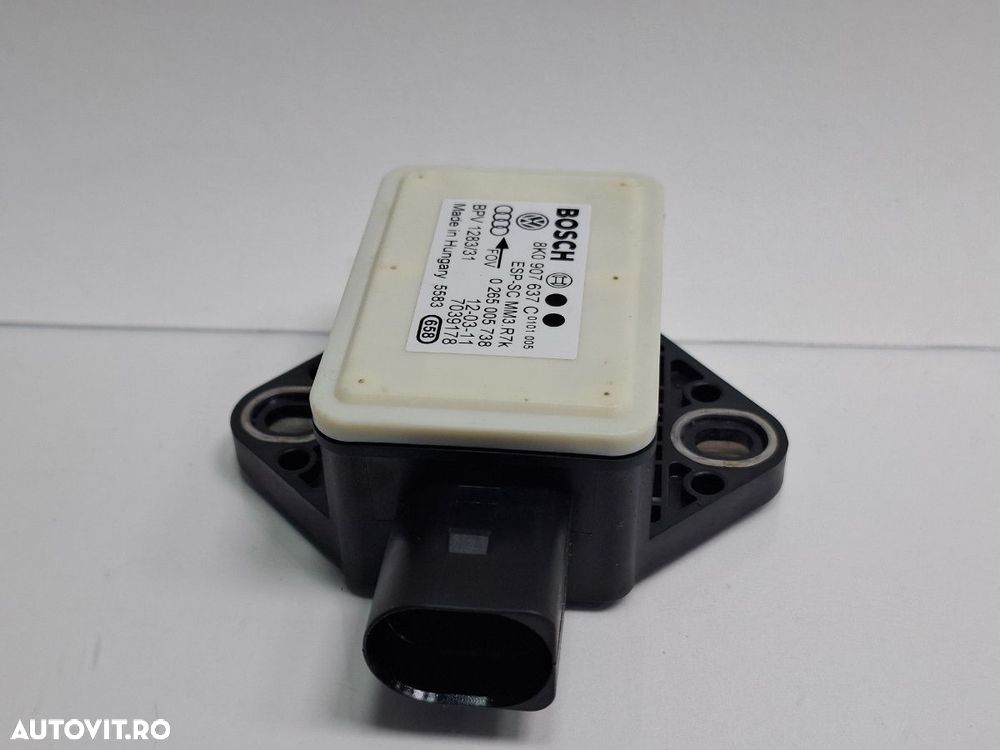 Senzor ESP AUDI A4 IV Avant 8K5, B8 2007 - 20152.0 TDI CAGA, CJCA, CMEA, CMFA BOSCH 0265005738 8K0907637C - 2